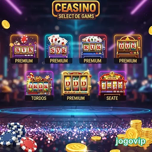 Seleção de jogos de cassino no site jogovip, mostrando variedade de opções emocionantes.