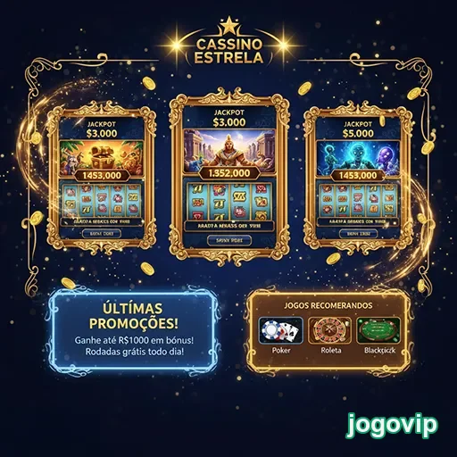 Promoções de jackpot nos jogos do site jogovip, atraindo jogadores com grandes prêmios.