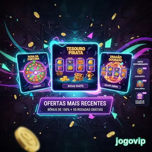 Ofertas mais recentes do jogo VIP destacadas no site jogovip.